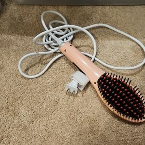 Source Unknown Pink and Black Hair Styling Tool